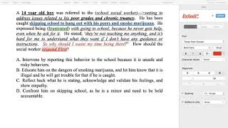 Identifying the Problem in the Vignette
