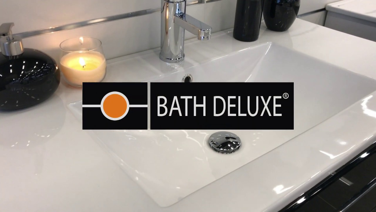 Kommodpaket Bath Deluxe Camden Svart 90 cm