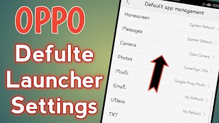 OPPO Defulte Launcher Settings screenshot 5