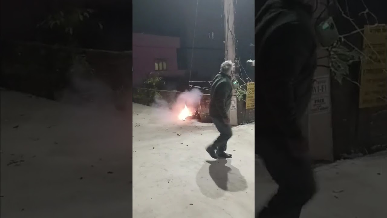 New year fuss rocket launch