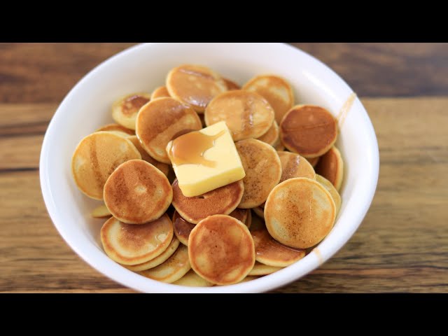 Vegan Pancake Cereal Recipe  TikTok Mini Pancakes - Bianca