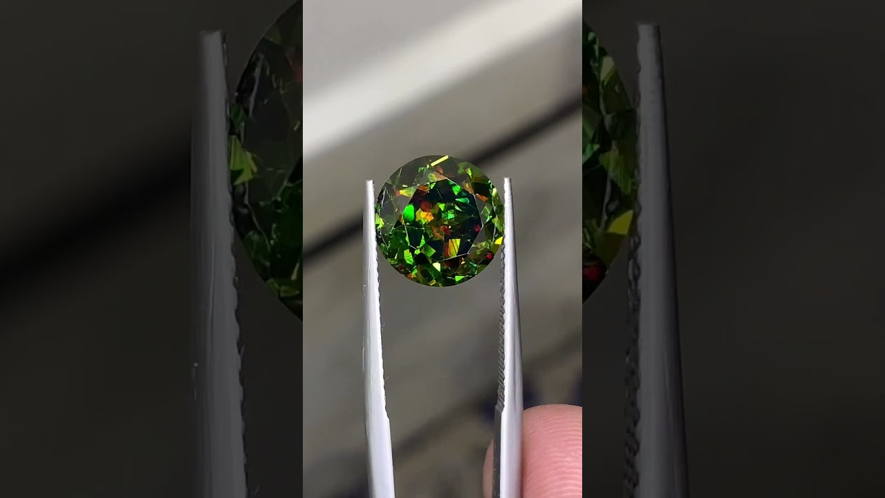 SPHENE The Rarest Green Fire Gem on Earth! IG@ifaisalgemx 