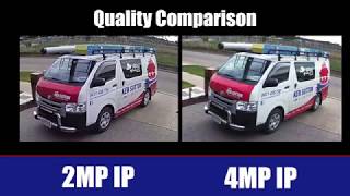 CCTV Quality Comparison 2MP v 4MP Comparison | Sunbury CCTV | Melton CCTV