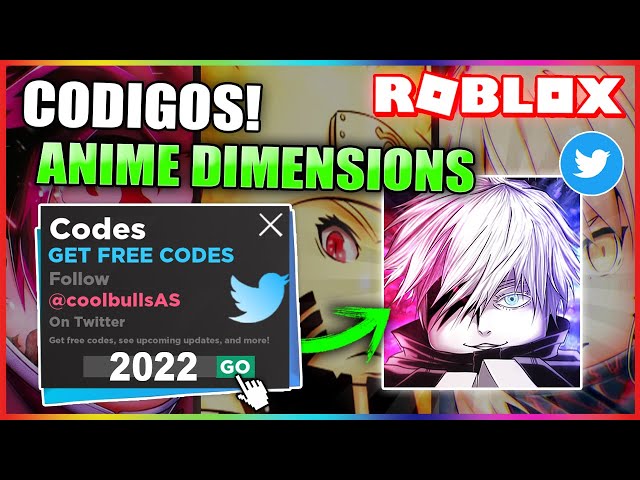 ALL ANIME DIMENSIONS CODES 2022 ON ROBLOX! GEMS AND
