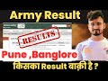 Army Agniveer Result 2025 || ZRO Pune &amp; Banglore Result || किसका रिजल्ट बाकी है और कब आयेगा