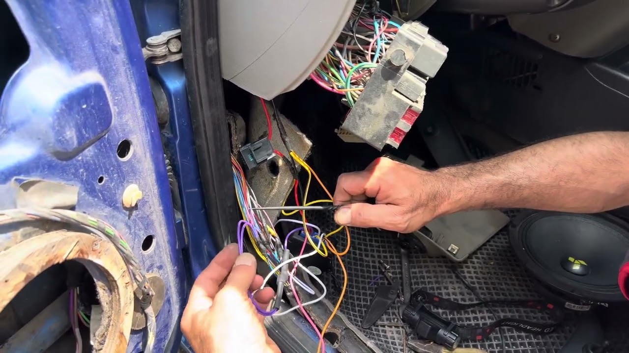 Калина установка блока центрального замка.