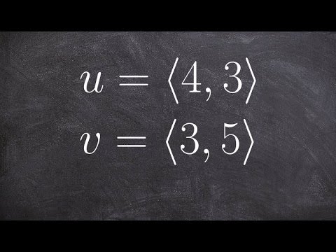 How to find the angle between two vectors