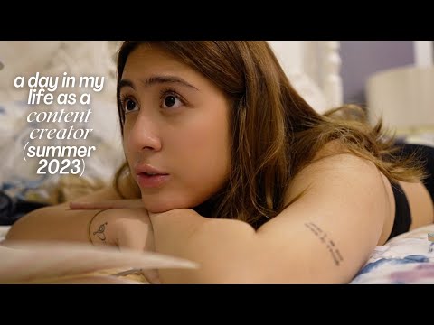 a day in my life as a content creator (summer 2023) | rafi