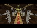 10 ways to escape a room. | Minecraft map