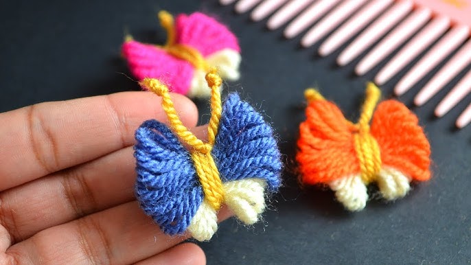 How to Make Butterfly Yarn Bobbins! - moogly