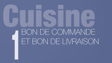 01 - Bon de commande et bon de livraison
