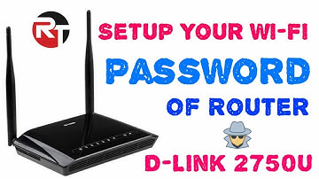 How to setup wifi password of your router ....| Dlink 2750u | .