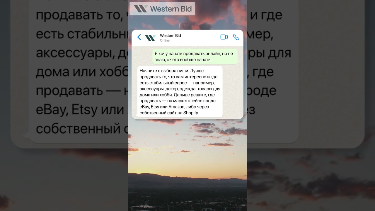 Продажи в интернете с чего начать