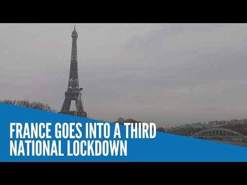 France goes into a third national lockdown