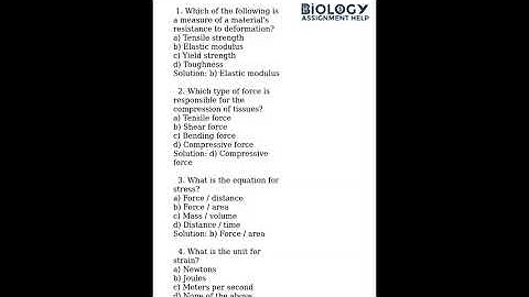 Biology Assignment Help