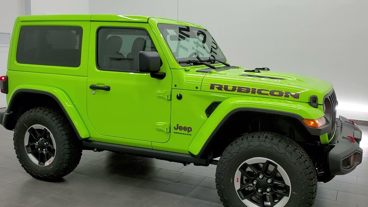 Total 41+ imagen 2 door lime green jeep wrangler