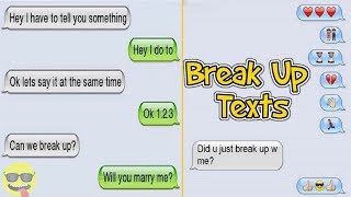 Celebrity Hilarious Break Up Texts Profile