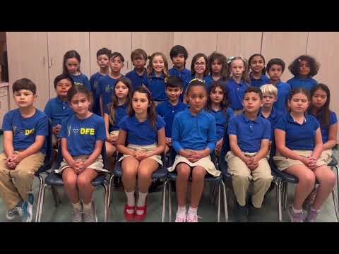 David Fairchild Elementary School Alma Mater sung by Mrs. Chavarry’s 3rd grade class (2026)