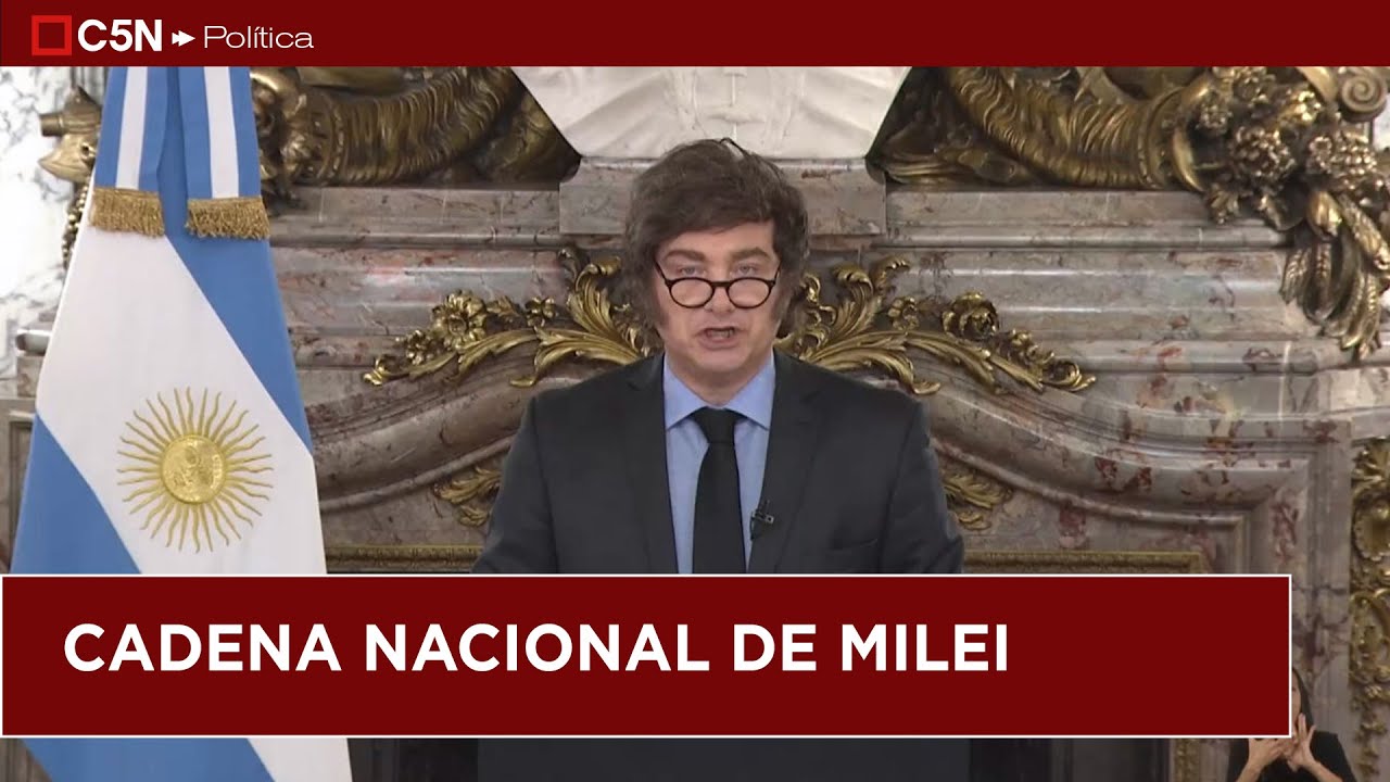 JAVIER MILEI presentó el PRESUPUESTO 2026 en CADENA NACIONAL
