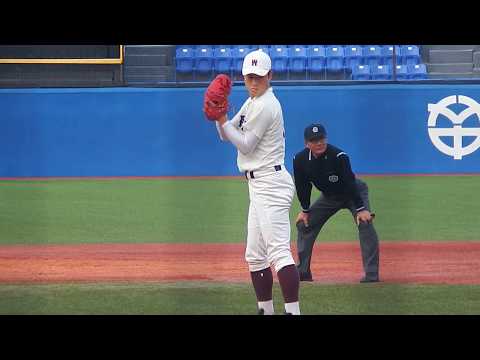 2018.4.1 早稲田大・柴田 迅投手