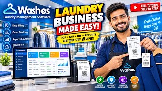 WashOS Full Demo & Tutorial | Best Laundry Management Software in India (Step-by-Step) screenshot 3
