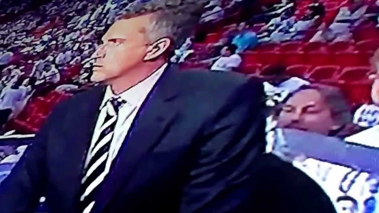 Blooper in Miami vs spurs final