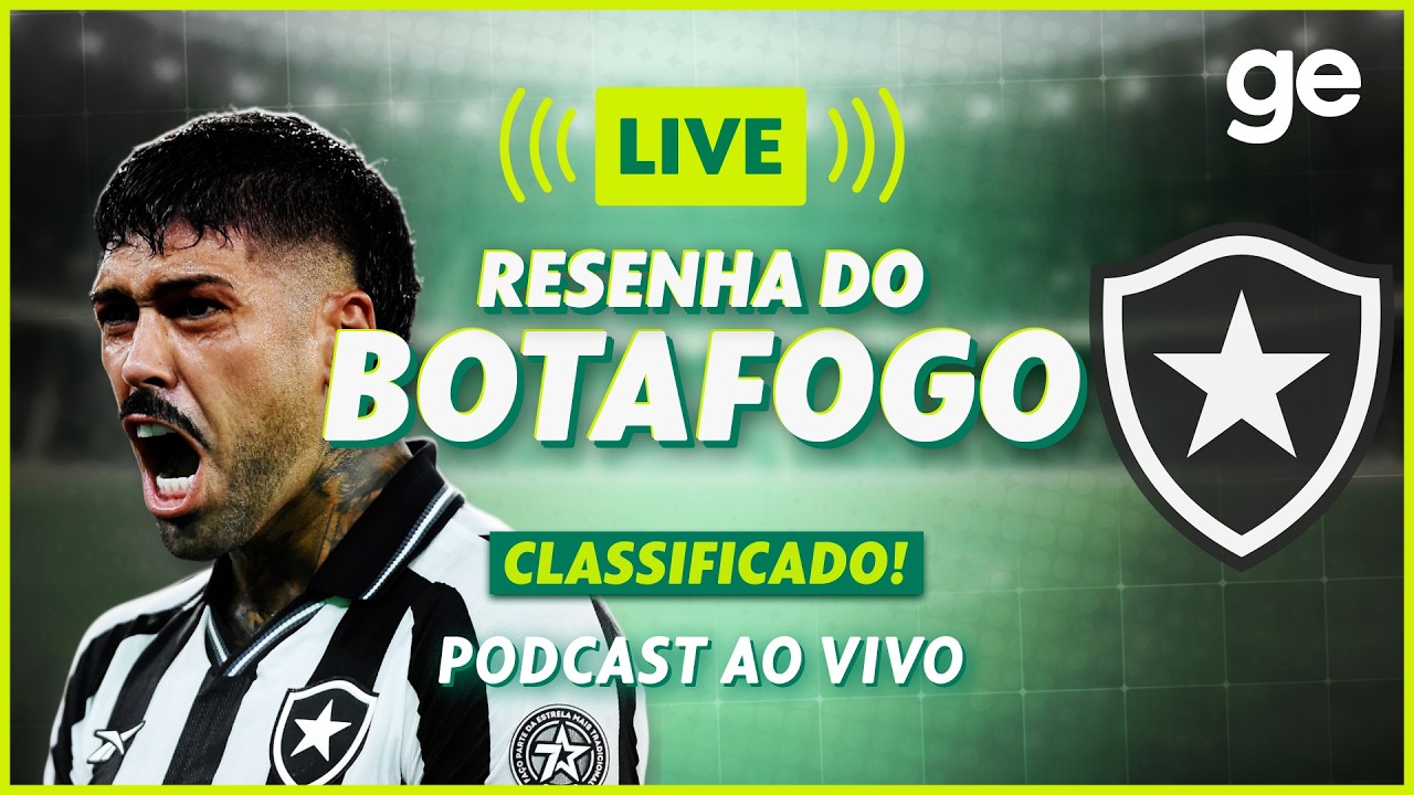 AO VIVO! GE BOTAFOGO ANALISA VITÓRIA CONTRA O NACIOAL POTOSÍ NA PRÉ-LIBERTADORES #podcast | ge.globo