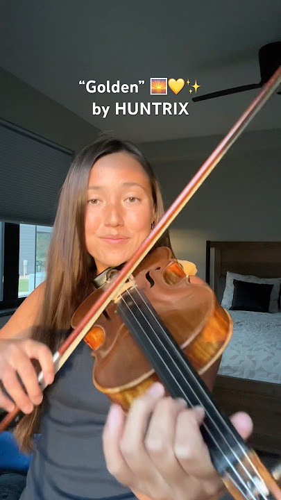 “Golden” 🌅✨ by HUNTRIX violin cover | KPOP DEMON HUNTERS #kpopdemonhunters #kpopcover #violin