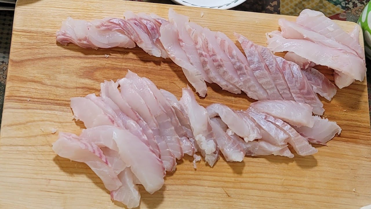 Rockfish Sashimi Kophil Kitchen vlog YouTube rockfish-sashimi-kophil-kitchen-vlog-youtube