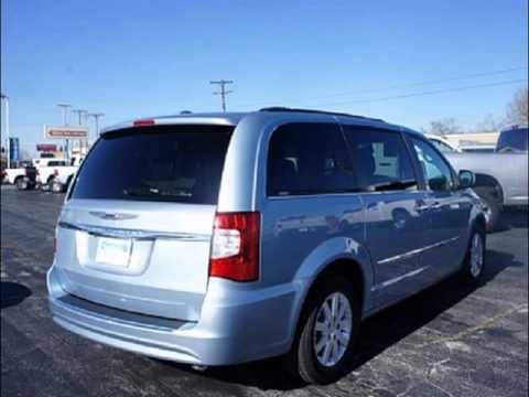 blue chrysler van