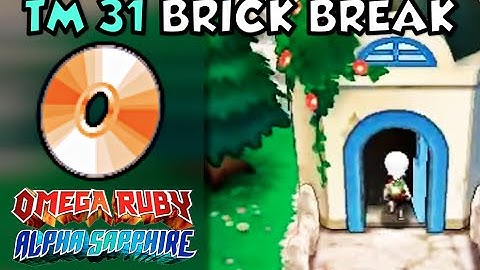 Where/How to Find TM 31: Brick Break | Pokemon Omega Ruby and Alpha Sapphire
