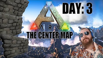 Day:3 Ark:Survival Evolved. Center map. START A BASE