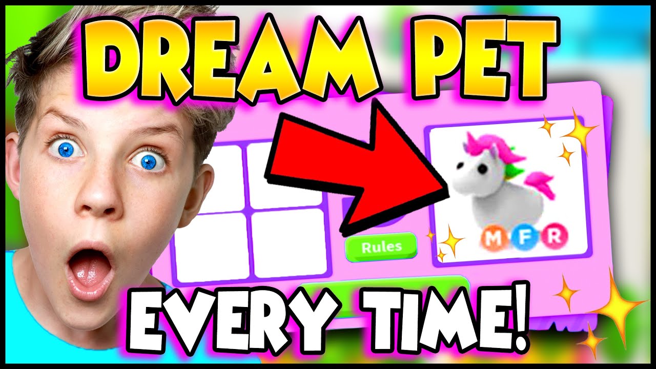 ontbijt vriendelijke groet geboren 5 WAYS To Get Your DREAM PET in Adopt Me EVERY TIME!! Prezley - YouTube