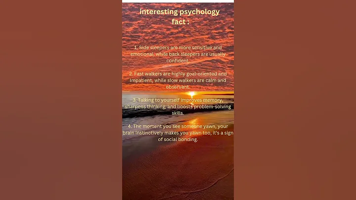 Amazing Psychology Facts About Sleep, Walking, and Behavior #fact #viral #shorts