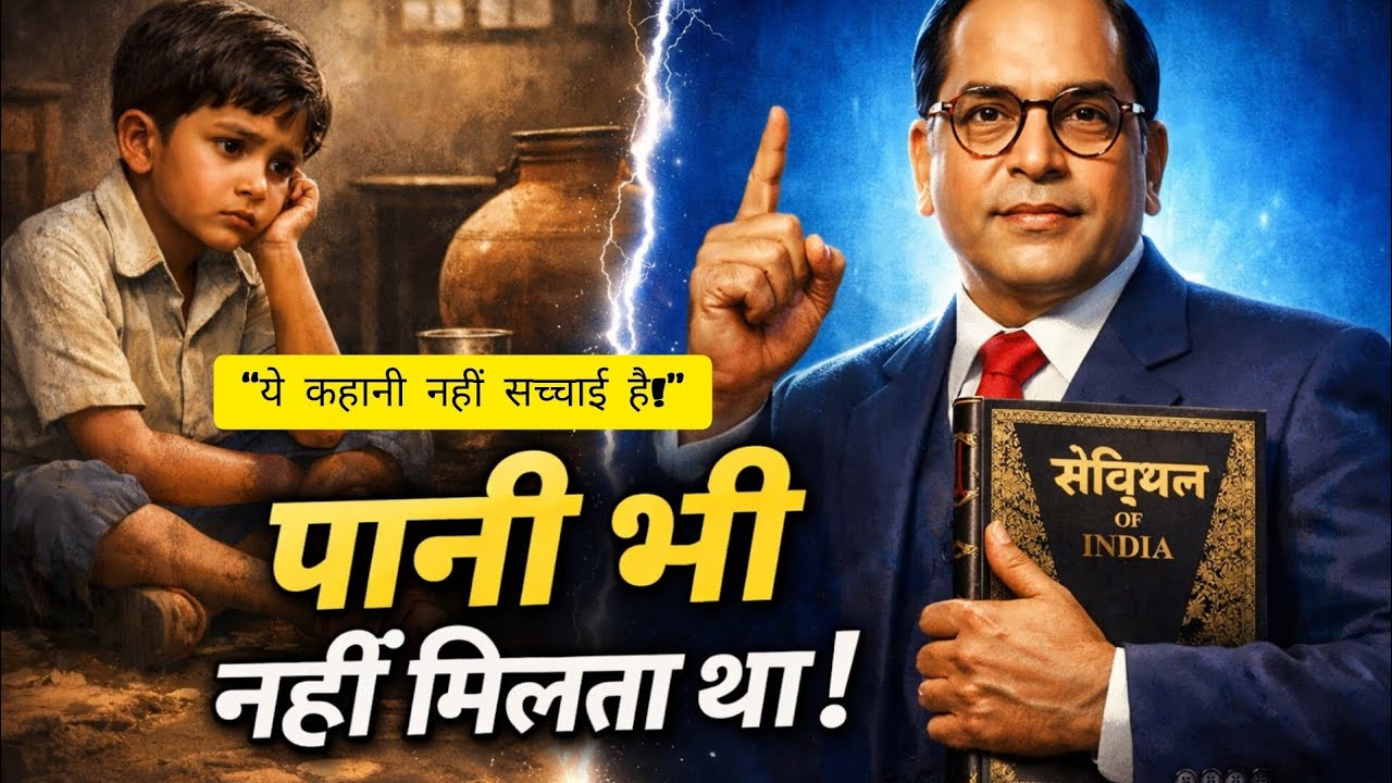 एक प्यासे बच्चे की कहानी जिसने भारत का संविधान लिखा | बाबा साहब अंबेडकर की प्रेरणादायक कहानी