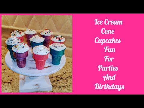 Ice Cream Cupcakes : How To Make Ice Cream Cone Cupcakes
