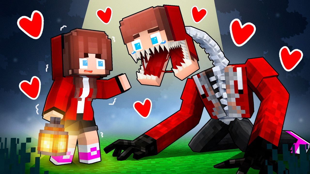 JJ Parasite is NOT a MONSTER... - Maizen Minecraft Animation