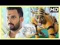 Kadugu Movie Scenes Radhika saves a school girl from the minister Bharath