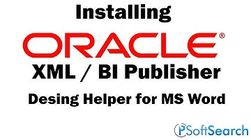 Installing XML Publisher Word Plugin