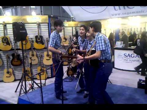 Wimberley Bluegrass Band at the 2011 Winter NAMM s...