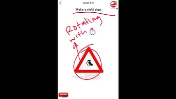 EASY GAME LEVEL LEVEL 511 MAKE A YIELD SIGN