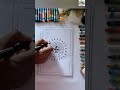 Warli Circle Art ✨ Tribal Mandala for beginners 😍 #WarliArt #MandalaDesign #tribalartist #ArtShorts