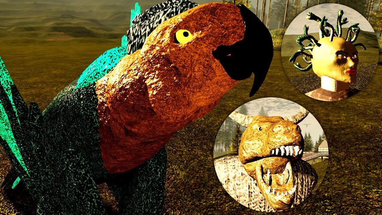 Os Passaros Misticos Minotauro E Medusa Roblox Mythical World - roblox parakeet play as a parrot cenozoic survival