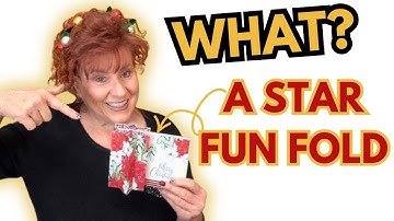 Make a STUNNING Star Fun Fold Card in Minutes