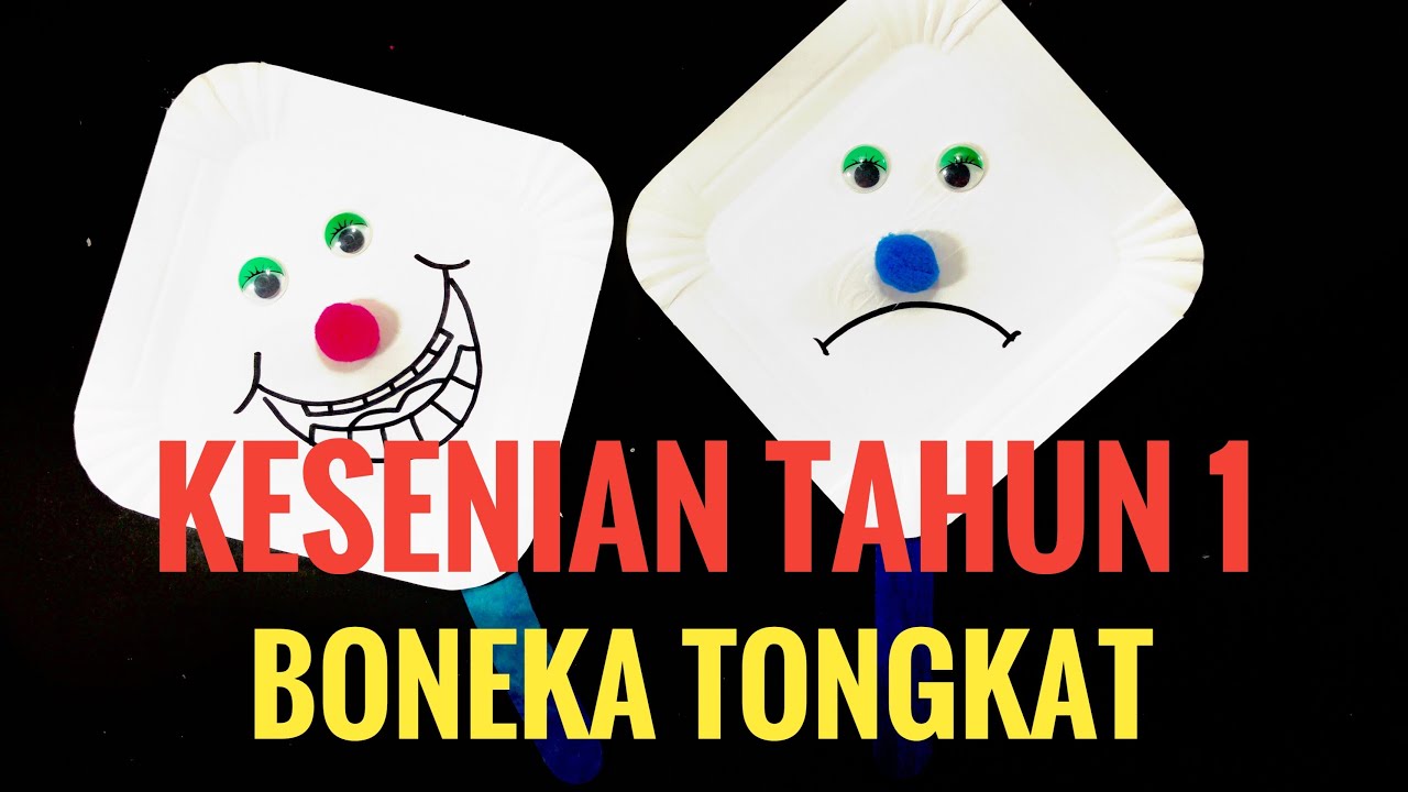 KESENIAN TAHUN 1 Mari  membuat boneka  tongkat YouTube