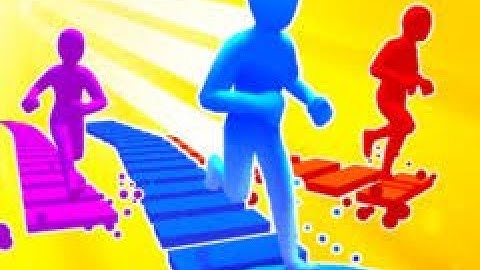 Bridge Race 🤣 all Levels | Gameplay Android, iOS satisfying & Relaxing video game.