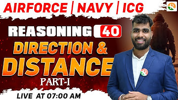 अटल Batch | Direction and Distance -1 | Reasoning Classes 2024 Airforce | Reasoning for Airforce