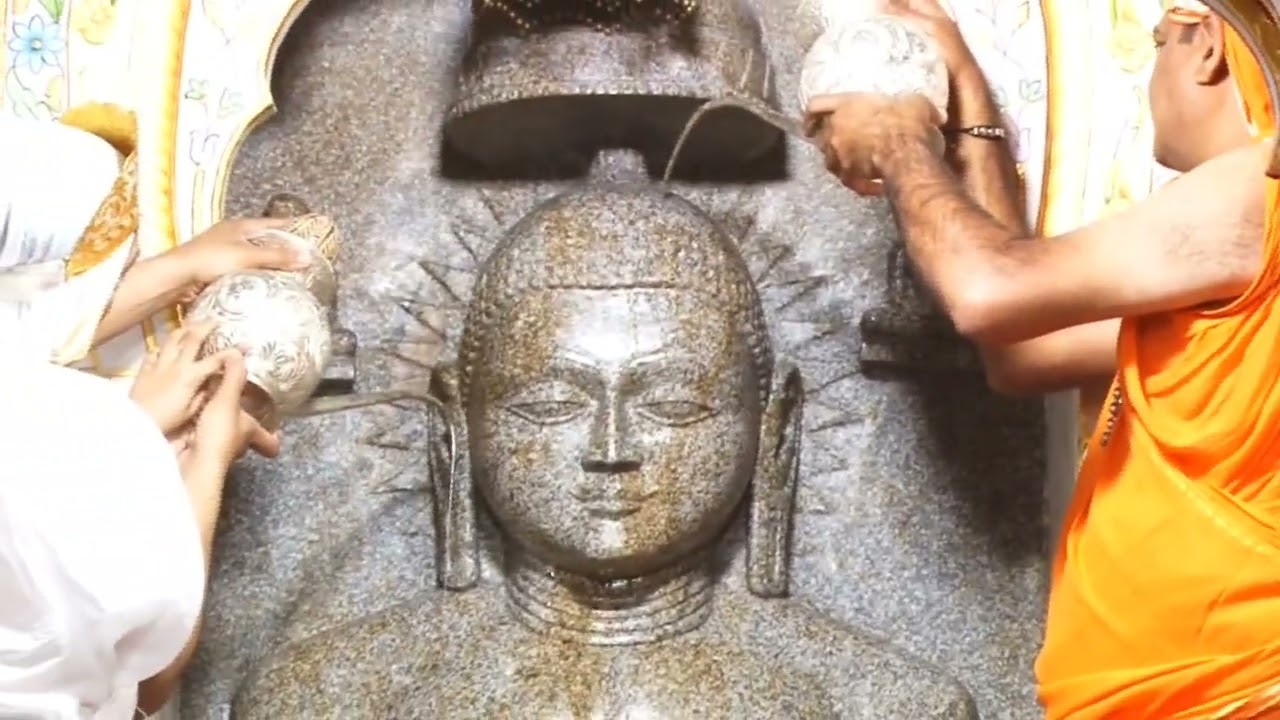 श्री 1008 चन्द्रप्रभु भगवान अभिषेक शांति धारा श्री दिगम्बर जैन सिद्ध क्षेत्र सोनागिर 17 फरवरी 2026