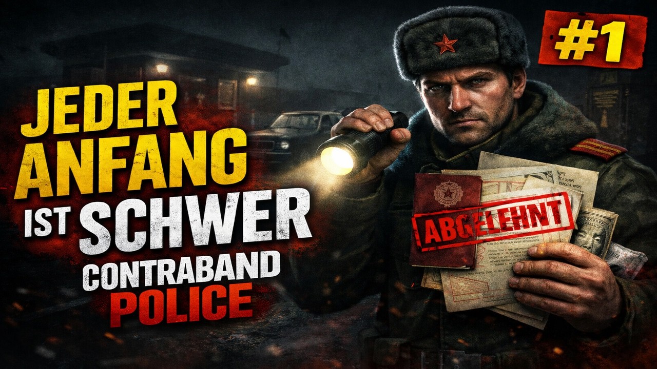 JEDER ANFANG IST SCHWER | CONTRABAND POLICE | PC LET´S PLAY #1 | DEUTSCH