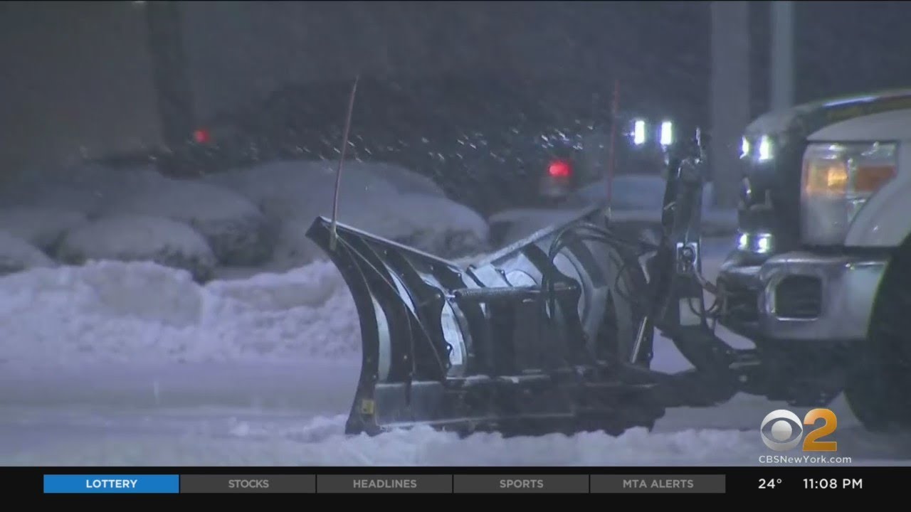 Storm Watch: Snow Starts Coming Down Hard In New Jersey - YouTube